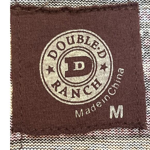 Double D Ranch Women’s Medium Brown Pull-On Skirt Boho Western Ranch Style Mini - Picture 3 of 8